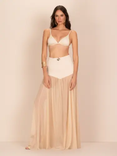 SAIA CÓS PRINCESA COM CINTO