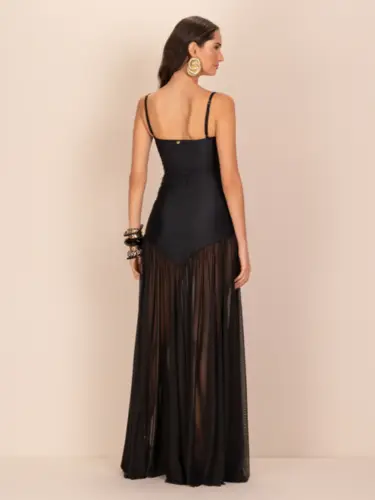 SAIA CÓS PRINCESA COM CINTO