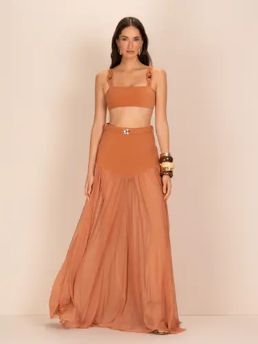 SAIA CÓS PRINCESA COM CINTO