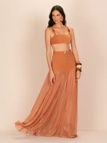 SAIA CÓS PRINCESA COM CINTO