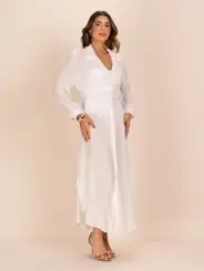 CHEMISIE MIDI RENDA MEIO