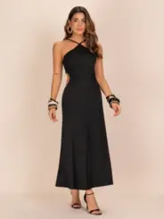 VESTIDO LATERAL VAZADA