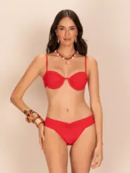 CALCINHA COS DRAPEADO FRENTE E COSTA