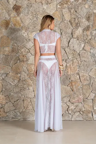CONJUNTO RENDA/TULE