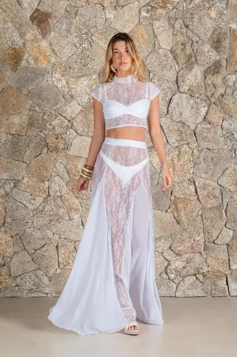 CONJUNTO RENDA/TULE