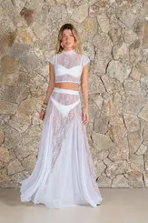 CONJUNTO RENDA/TULE