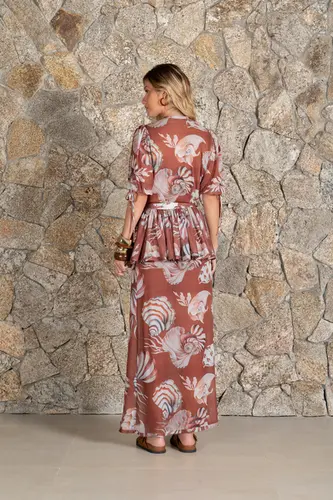 VESTIDO PEPLUN TULE