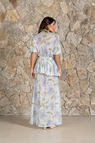 VESTIDO PEPLUN TULE